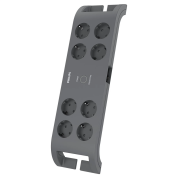 PHILIPS SPN3180A/62, 8 Soket, Akım Korumalı Priz, 900 Joules, 2Mt Kablo, (Gri)