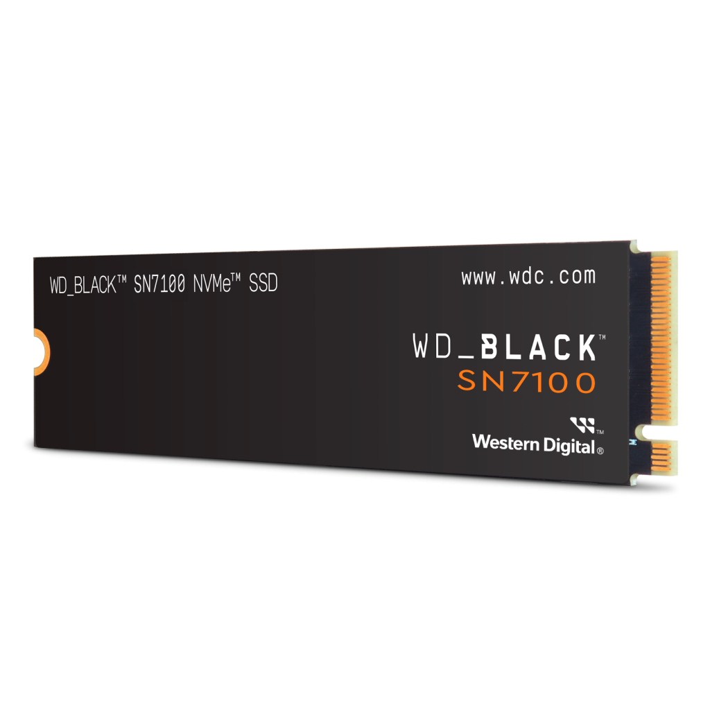 WD Black SN7100, WDS100T4X0E, 1TB, 7250/6900, Gen4, NVMe PCIe M.2 2280,  SSD