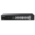 TENDA SG118PC 18 PORT 10/100/1000 16 PORT POE 2 PORT UPLINK 167W YONETILEMEZ DESKTOP SWITCH