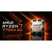 AMD RYZEN 7 7700X3D 8 Core, 4,00-4.50GHz, 104Mb Cache, 120W,  AM5 Soket, TRAY, (Dahili Grafik VAR, Fan YOK) TÜRKİYE Distibütör GARANTİLİ