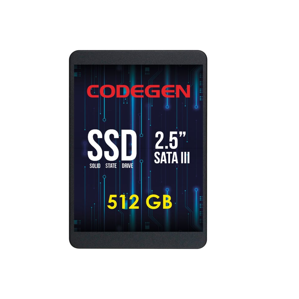 CODEGEN CDG-512GB-SSD25 2.5'' 512GB (520/480MB/s) SATA SSD Disk
