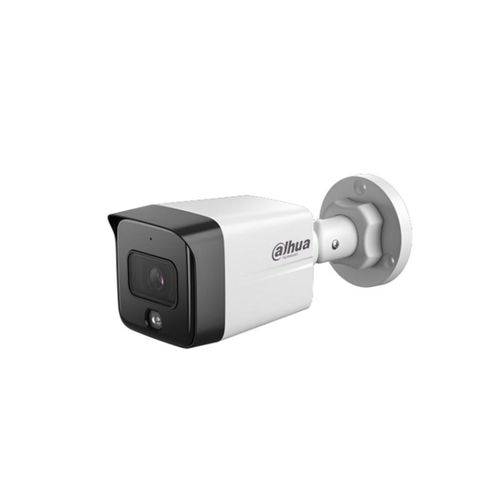 DAHUA IPC-HFW1230TC1-SA, 2Mpix, 2,8mm Lens,  SD Kart, Starlight, H265+, Dahili Mikrofon, 30Mt Gece Görüşü, IP67, PoE Bullet IP Kamera
