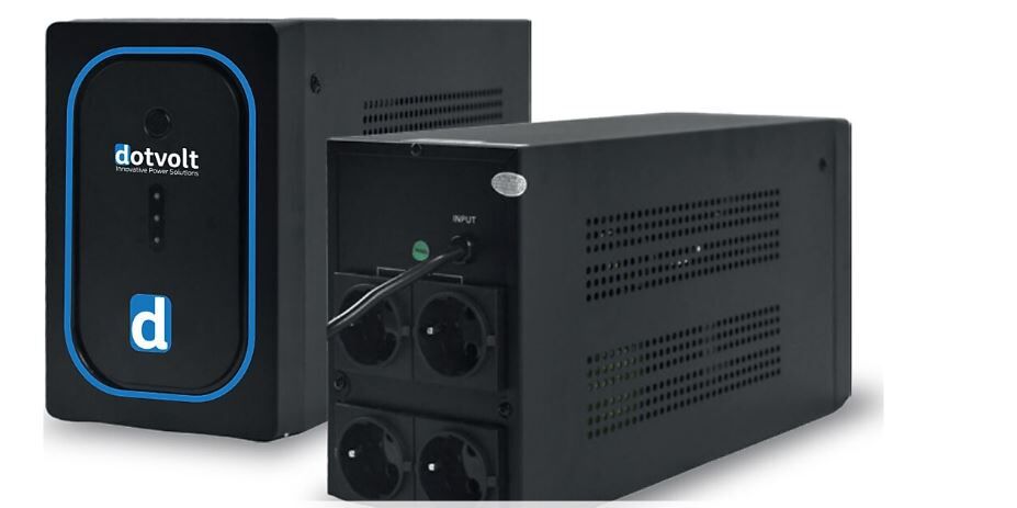 DOTVOLT LN PLUS 650 VA (1x12V 7AH Akü) Line Interactive 5/10 dk UPS