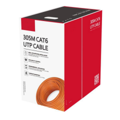 DAHUA PFM920I-6UN-C CAT6 UTP SAF BAKIR KABLO - TURUNCU (305Mt)