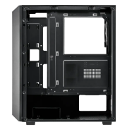 VENTO VG3400S Mid Tower, Siyah, Temperli Cam, RGB, ATX GAMING KASA (PSU YOK)