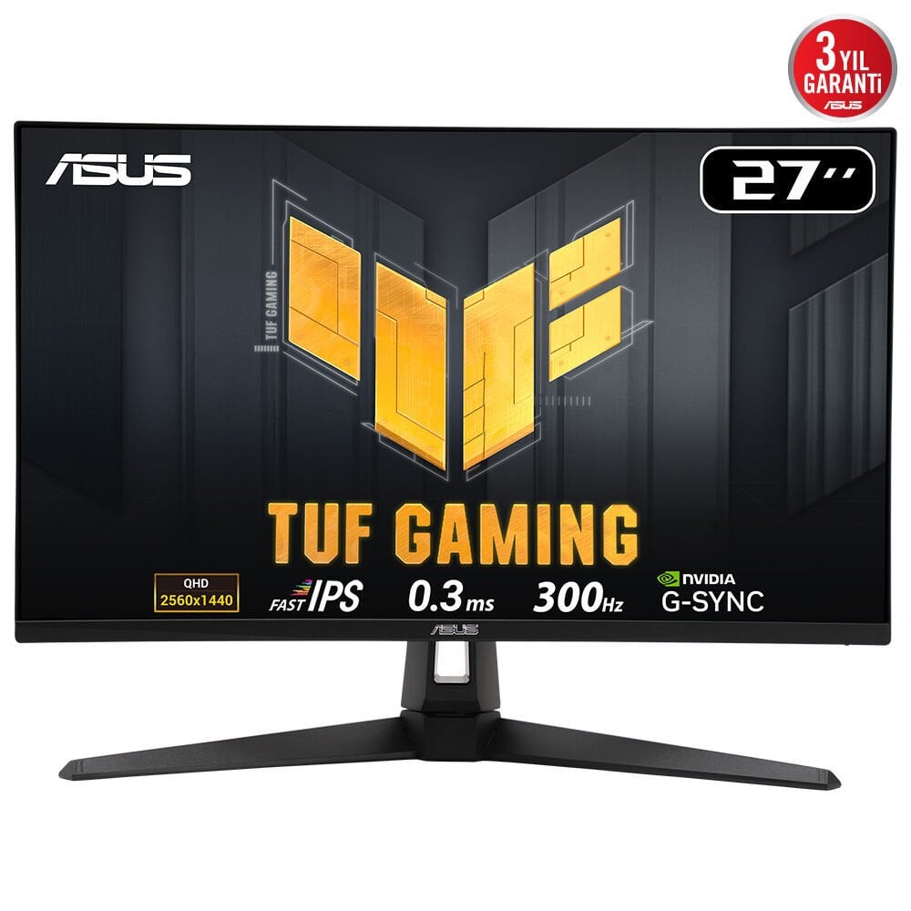 ASUS TUF GAMING VG27AQM5A 27'' 0.3MS 300Hz 2K QHD DP/HDMI/USB VESA IPS LED GAMING MONITOR