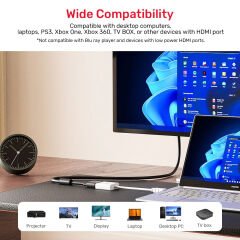 UNITEK HDMI TO VGA DÖNÜŞTÜRÜCÜ 1080P&60Hz (Y-6333C01)