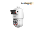 DAHUA  SDT4E425-4F-GB-A-PV1, 2X 4Mpix, 2,8-125mm Motorize Lens, 25x Starligt, 100Mt Gece Görüşü, IP67,  TiOC Duo Süper Geniş Açı PTZ IP Kamera