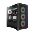 GAMDIAS ATHENA M3, FSP 1600W, Tempered Glass, Type-C, Mesh Ön Panel, ARGB, ATX, Professional GAMING KASA