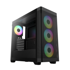 GAMDIAS ATHENA M3, FSP 1600W, Tempered Glass, Type-C, Mesh Ön Panel, ARGB, ATX, Professional GAMING KASA