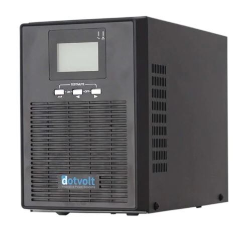 DOTVOLT MN PLUS Online 1 KVA 1/1 Faz (2x12v 9AH Akü ) UPS