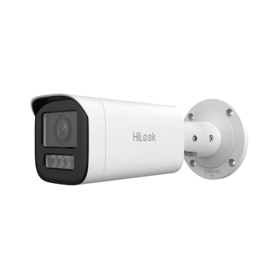 HILOOK IPC-B620HA-LZU, 2Mpix, 2,8-12mm  Motorize Lens, H265+, Dual Light, 50Mt Gece Görüşü, Dahili Mikrofon, PoE, IP67, IK10, Bullet, IP Kamera