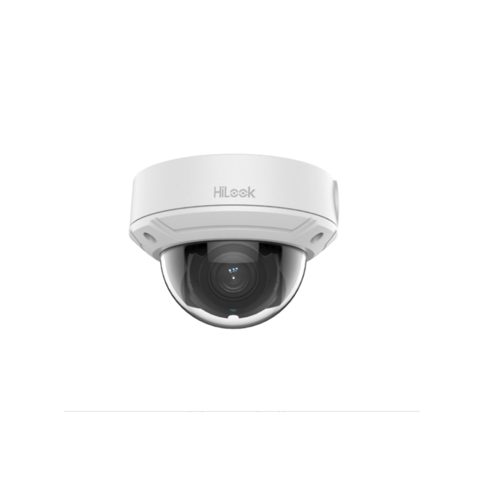 HILOOK IPC-D620H-Z, 2Mpix, 2,8-12mm Motorize Lens, H265+, 30Mt Gece Görüşü, PoE, IP67, IK10, Dome, IP Kamera