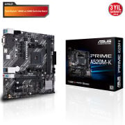 ASUS PRIME A520M-K 2xDDR4 VGA HDMI 1xM2 AM4 ANAKART