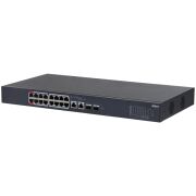 DAHUA CS4218-16ET-135 16 PORT 10/100 + 2XRJ45/1GB SFP COMBO 250 METRE 135W POE CLOUD YÖNETİLEBİLİR RACKMOUNT SWITCH