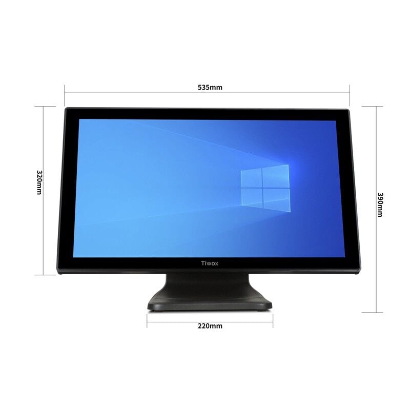 TIWOX TP-3150 PLUS 21.5'' I7 5.NESİL 128GB NWME SSD 8GB DDR3 RAM 1366X768 DOKUNMATİK POS PC