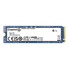 KINGSTON NV3 4 TB 6000/5000MB/s PCIe 4.0 NVME SSD SNV3S/4000G