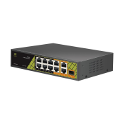 GENATA GNT-P4804V6, 6 Port, Megabit,  PoE 60W, 2 Port Uplink Gigabit, 1 Port SFP, Yönetilemez, Masaüstü Switch