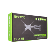 EVEREST TK-55H, 32"- 55" TV Duvar Askı Aparatı, Hareketli Kol, 30Kg Taşıma Kapasitesi.