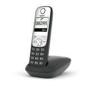 GIGASET A690, Dect Telefon, Siyah, 14 Saat Konuşma, 180 Saat Bekleme, 100 Kişilik Rehber