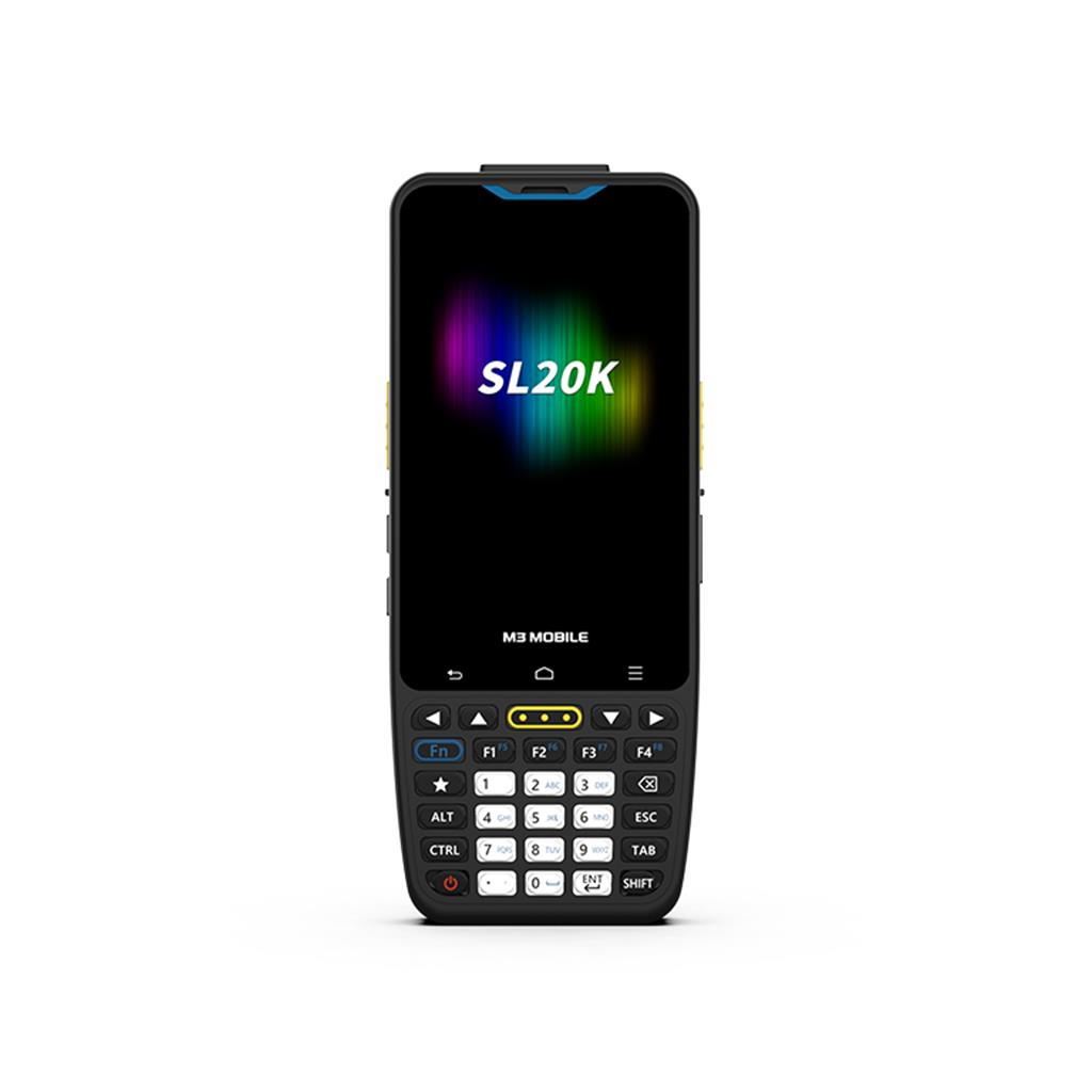 M3 Mobile SL20K, Android 13, WiFi, Bluetooth, 4" Dokunmatik ve Tuşlu Ekran, 4 GB RAM, 64 GB ROM, 2D Karekod, EL Terminali (Kılıf ve Ekran Koruyucu Dahil)
