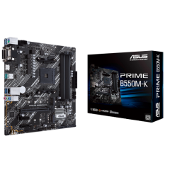 ASUS PRIME B550M-K DDR4 4600MHZ 1XVGA 1XHDMI 1XDVI 2XM.2 USB 3.2 MATX AM4 (AMD AM4 5000/4000 G/3000 SERİSİ İLE UYUMLU)