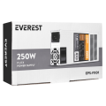 Everest EPS-FX01, Peak 250W, 4cm Fan, İnce Uzun, 41 x 81 x 150mm, Flex Power Supply (PSU)
