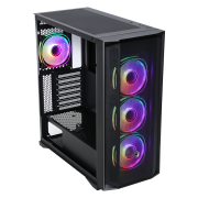 FRISBY CX-500 750W 80+ Bronze Siyah Mesh ARGB Ring Fanlı Mid Tower ATX Kasa