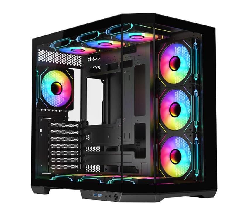 DARK DKCHGRPRO GUARDIAN PRO Powersız Siyah Tempered Glass Mid Tower ATX Kasa