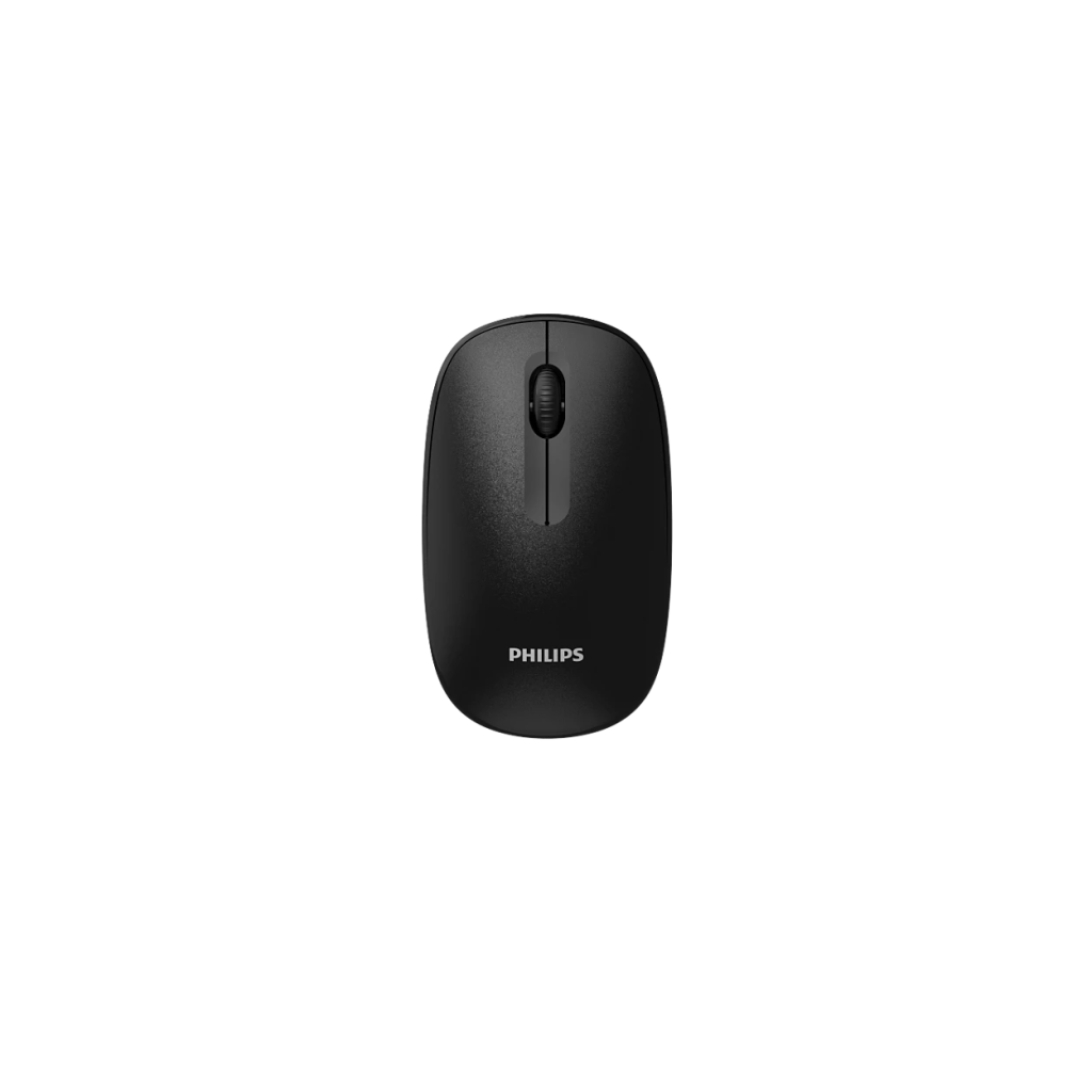PHILIPS SPK7318B, Siyah, USB Nano 2,4Gh Kablosuz, 1600dpi, Optic, Sessiz Click, 3 Tuşlu, Mouse