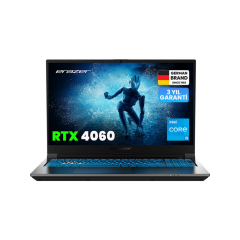 ERAZER Deputy P60i, MD62747, i5-13420H, 15.6" FHD, 144Hz, 16Gb Ram, 512Gb NVMe M.2 SSD, 8GB RTX4060 Ekran Kartı, Free Dos, Gaming Notebook