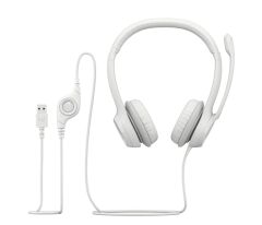LOGITECH H390 MIKROFONLU BEYAZ KULAKLIK  981-00128