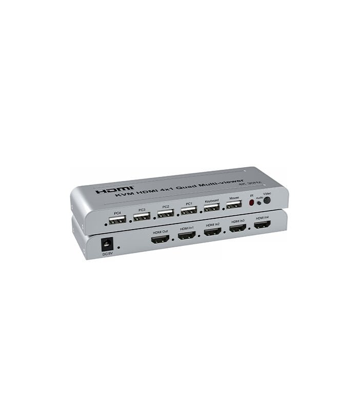 NVC HDSW4 KVM 1×4 HDMI Switcher