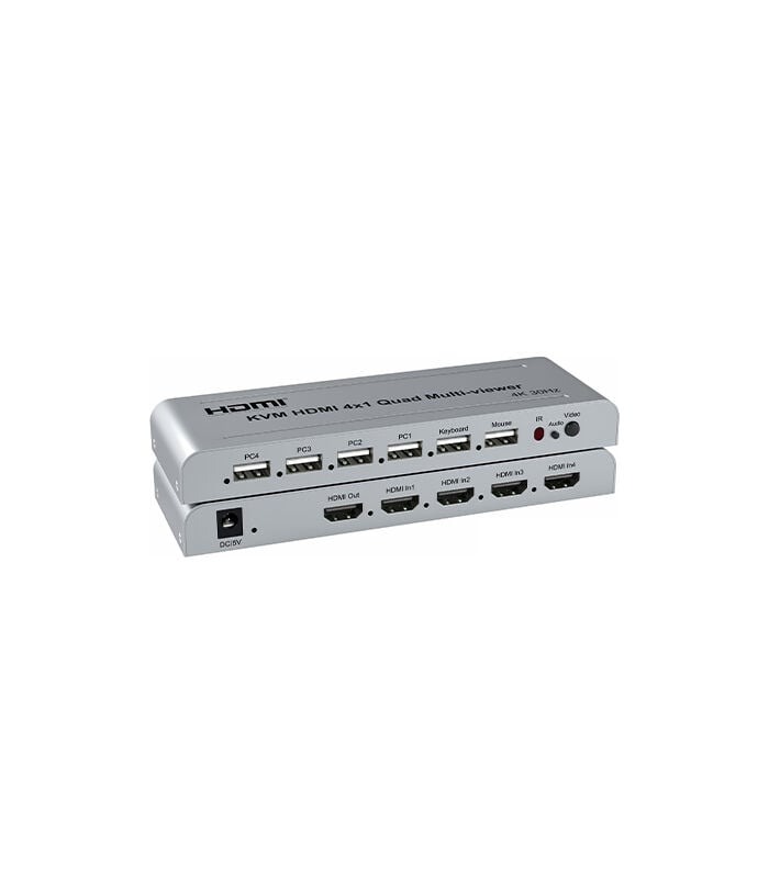 NVC HDSW4 KVM 1×4 HDMI Switcher