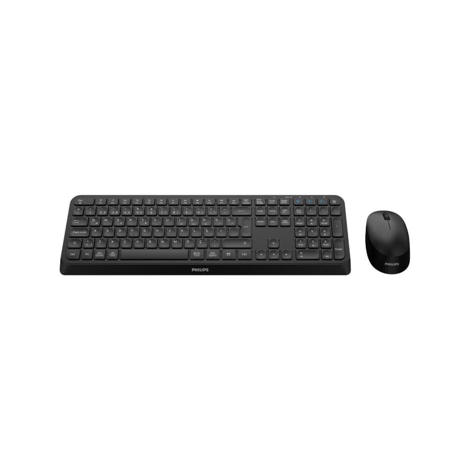 PHILIPS SPT6407 KABLOSUZ STANDART SİYAH Q KLAVYE+MOUSE