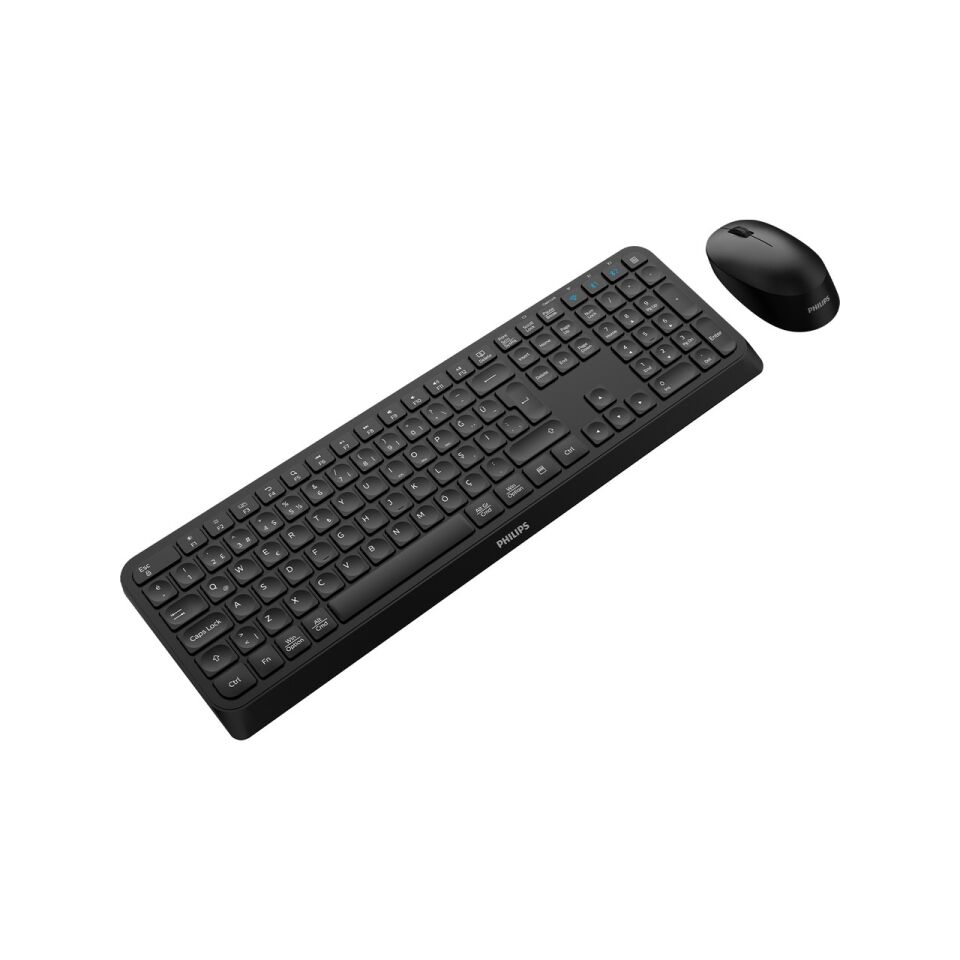 PHILIPS SPT6407 KABLOSUZ STANDART SİYAH Q KLAVYE+MOUSE