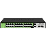 BDCOM S1500-24P2G2S-370W 24 PORT 10/100/1000 24 PORT POE 2 PORT UPLINK +2 SFP 370W YONETILEMEZ RACK MOUNT SWITCH