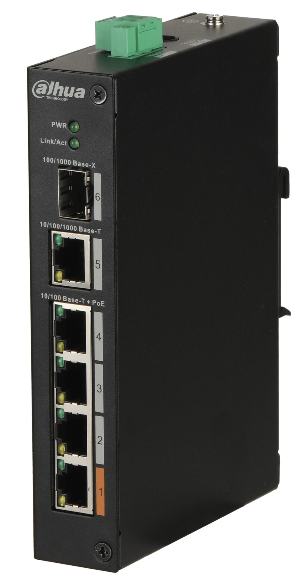 DAHUA PFS3106-4ET-60-V2 4 PORT POE (4FE POE + 1GE+ 1GE SFP, TOPLAM 60W POE) SWİTCH