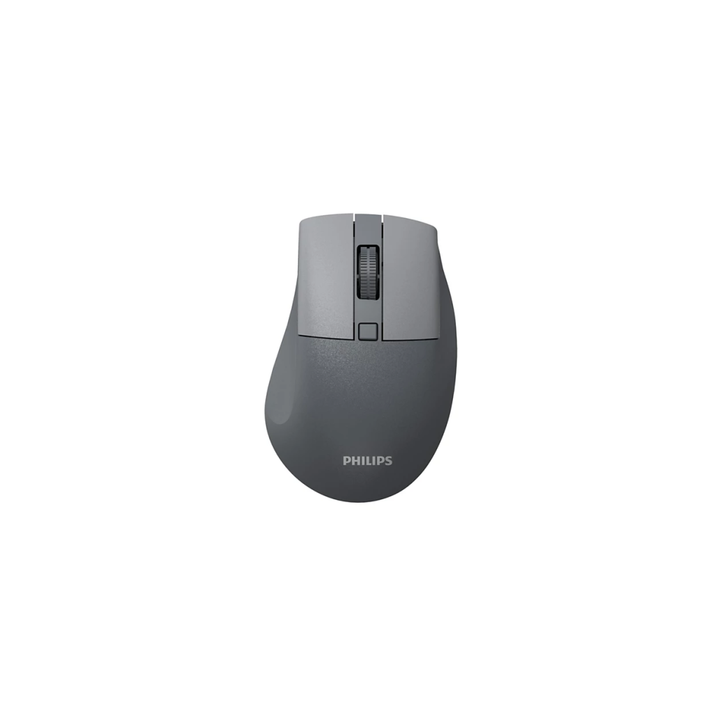 PHILIPS SPK7528G, SESSİZ, Gri, USB Nano  2,4Gh ve Bluetooth Kablosuz, 1600dpi, Optic, 3 Tuşlu, Ergonamik, Sessiz Click, Mouse