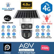 BALANDI PRO-8200GIP 4MP 2 KAMERALI 4G AOV E-SİM SOLAR KAMERA (HIEASY)