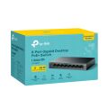 TP-LINK LS108GP 8 PORT 10/100/1000 8 PORT POE+ YONETILEMEZ DESKTOP SWITCH METAL KASA