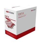 HIKVISION DS-1LN6U-G CAT6 UTP 305 Metre 23 AWG 0.55 mm Network Kablosu Saf Bakır Gri
