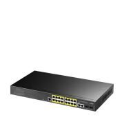 CUDY GS2018PS2-200W 16 PORT 10/100/1000 16 PORT POE+ 2 PORT UPLINK +2 SFP YONETILEBILIR RACK MOUNT SWITCH