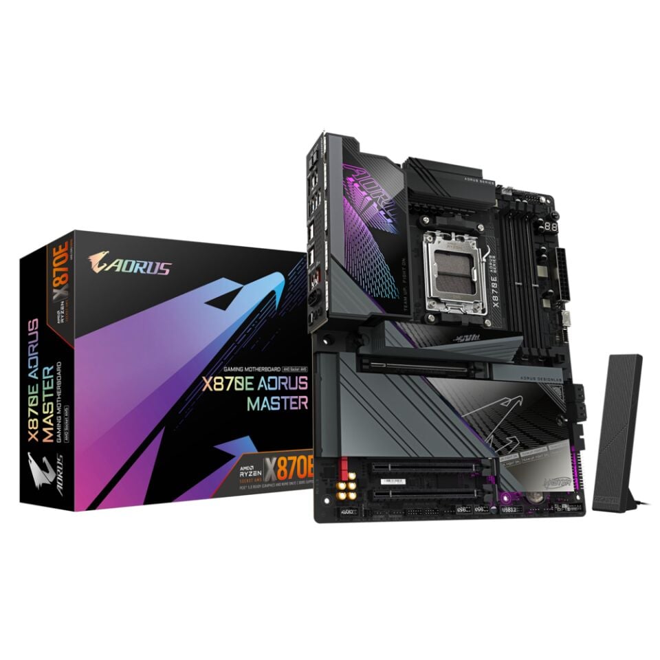 GIGABYTE X870E AORUS MASTER DDR5 M.2 HDMI DP ATX AM5