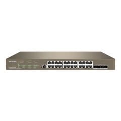 IP-COM IP-G5328XP-24-410W 24 PORT 10/100/1000 24 PORT POE 4X10G SFP 370W LAYER 3 YÖNETİLEBİLİR RACK MOUNT SWITCH