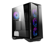 MSI MPG GUNGNIR 110R TEMPERLI CAM 1X120MM 3XARGB FAN PSU YOK GAMING SİYAH KASA
