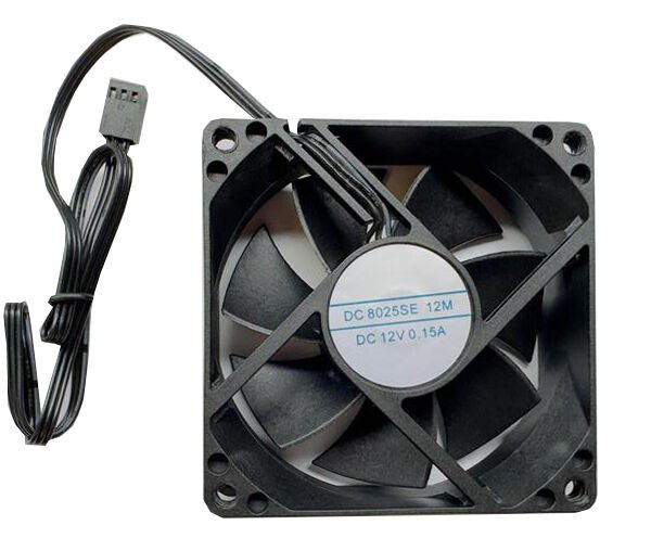 OEM 8025SE 8x8 cm Siyah Kasa Fanı