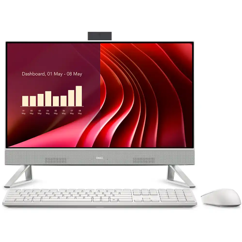 DELL AIO 24 EC242501020UBU, i5-1334U, 23,8''  FHD Ekran, 16Gb DDR5 Ram, 512Gb SSD, Wi-Fi, Type-C, Paylaşımlı Ekran Kartı, Free Dos, All In One PC