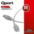 QPORT Q-UZ3 USB 2.0 USB UZATMA KABLOSU 3 MT