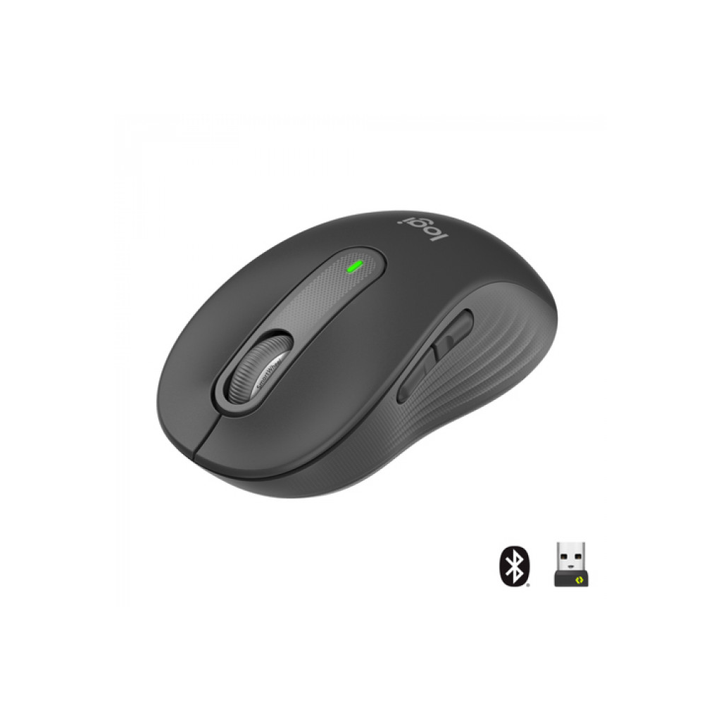 LOGITECH 910-006253, M650 Signature, Siyah, Sağ El, USB Nano 2,4G Kablosuz, 4000dpi, Optik, 5 Tuşlu, 24ay Pil Ömrü, Sessiz Mouse